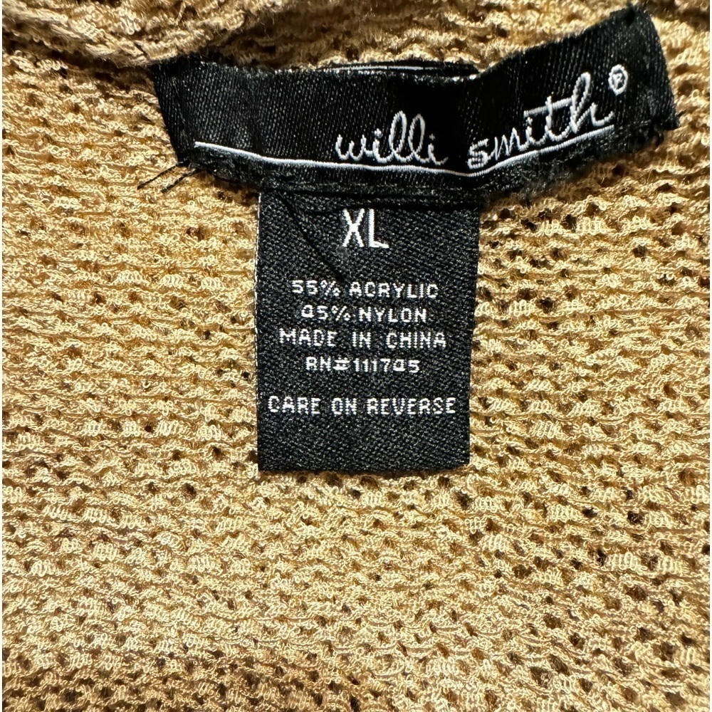 Willi Smith Drape Front Cardigan Size XL - Picture 6 of 7
